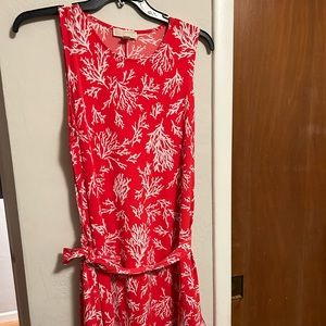 NWT Women’s 1X Michael Kors coral dress